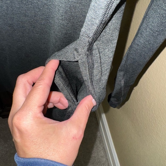 HTF ATHLETA Uptempo Dress Women's Size Small in Black Heather Long Sleeve - Picture 4 of 6